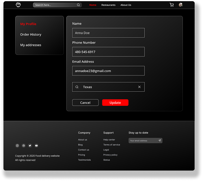 UI Screen